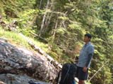 Beaver Brook Shelter was cold until I got under the Clouds