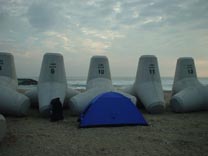 Tenting on Beach for First Time