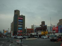 Narita Station Parking Lot View