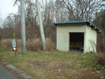 Rural Bus Stop Upgraded with Old Car Seats